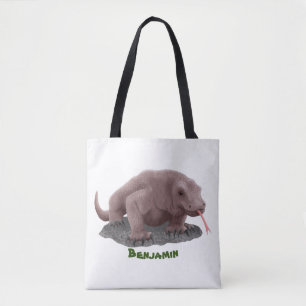 Komodo Dragon Illustration Tasche