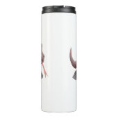 Komodo Dragon Illustration Thermosbecher (Rückseite)