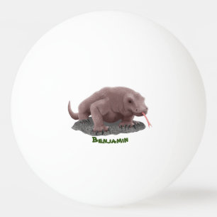 Komodo Dragon Illustration Tischtennisball