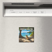 Komodo Dragon Indonesien Nationalpark Magnet (In Situ (Geschirrspüler))