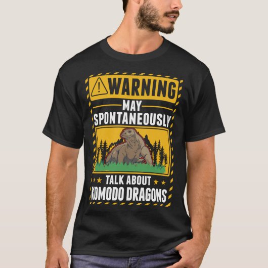 Komodo Dragon Komodo Monitor Lizard T-Shirt (Vorderseite)