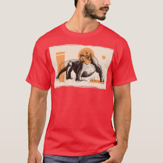 Komodo Dragon Komodo Reptilien Vintag 1 T-Shirt