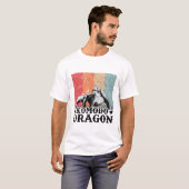 Komodo Dragon Komodo Waran Vintag T-Shirt (Vorne ganz)