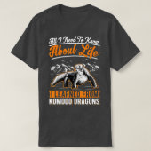 Komodo Dragon Monitor Lizard 1 T-Shirt (Design vorne)