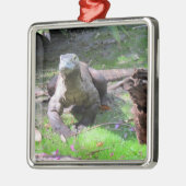 Komodo Dragon Ornament Aus Metall (Links)