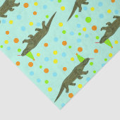 Komodo Dragon Party Tissue Paper Seidenpapier (Ausschnitt)