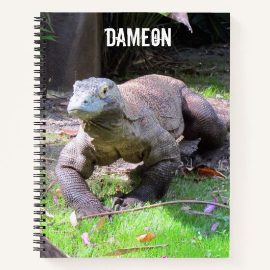 Komodo Dragon Personalisiert-Notebook - 2 Fotos Notizblock (Vorderseite)