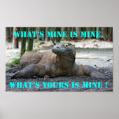 Komodo Dragon Poster (Vorne)