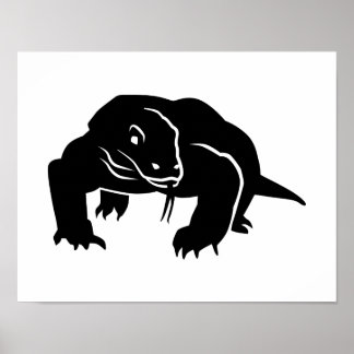 Komodo Dragon Poster