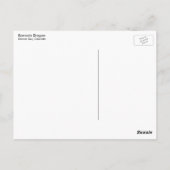 Komodo Dragon Postkarte (Rückseite)