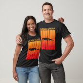Komodo Dragon Shadow Silhouette bei Sunset T-Shirt (Unisex)