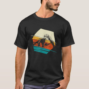 Komodo Dragon Vintag Animal Reptile Lovers Geschen T-Shirt