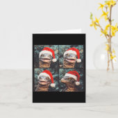 Komodo Dragon Weihnachten Karte (Gelbe Blume)