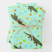 Komodo Dragon Wrapping Paper Geschenkpapier Set (Beispiel)