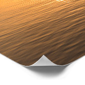 Komodo-Insel bei Sonnenuntergang Poster (Ecke)