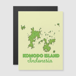 Komodo Insel Indonesien Karte