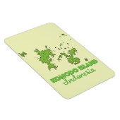 Komodo Insel Indonesien Karte Magnet (Rechte Seite)