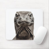 Komodo-Kopf Mousepad (Mit Mouse)
