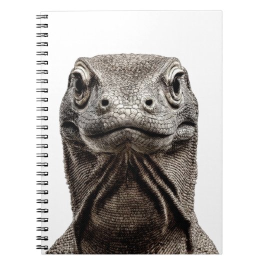 Komodo-Kopf Notizblock (Vorderseite)