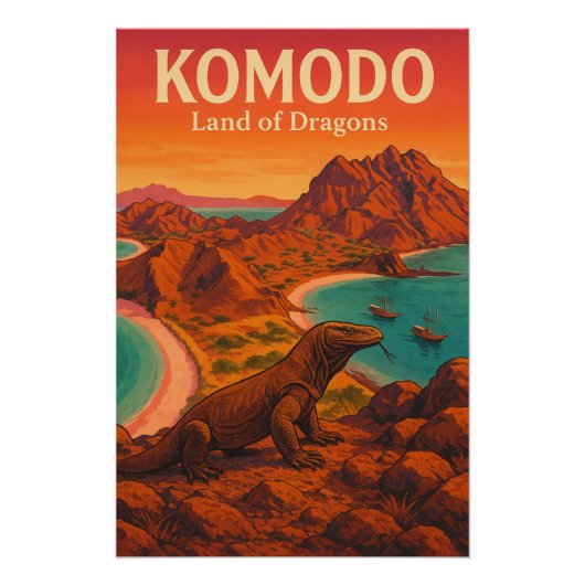 KOMODO – Land der Drachen Poster (Vorderseite)