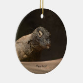 Komodo Monitor Dragon Fotografie personalisieren Keramik Ornament (Rechts)
