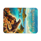 Komodo National Park Indonesia Magnet (Horizontal)