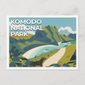 Komodo Nationalpark East Nusa Tenggarve Postkarte (Vorderseite)