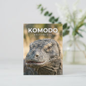 Komodo-Nationalpark Indonesien Postkarte (Stehend Vorderseite)