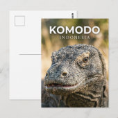 Komodo-Nationalpark Indonesien Postkarte (Vorne/Hinten)