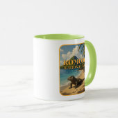 Komodo Nationalpark Indonesien Tasse (VorderseiteRechts)