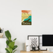 Komodo Nationalpark Indonesien Vintag Poster (Heimbüro)
