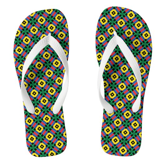 Komodo-Paar von Flip Flops Badesandalen (Fußbett)