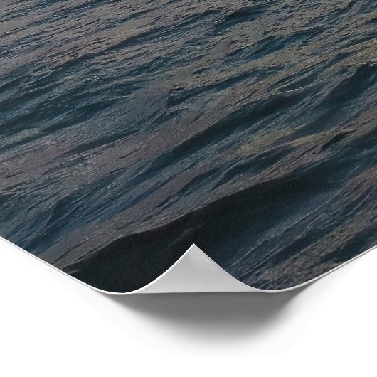 Komodo Ship and Sunset Poster (Ecke)