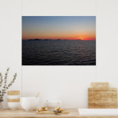 Komodo Sunset Poster (Küche)
