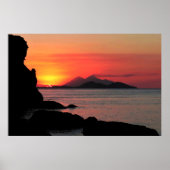 Komodo Sunset Poster (Vorne)