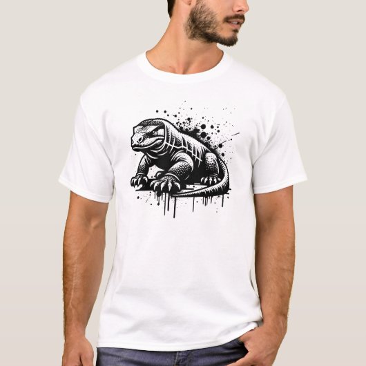 Komodo-Waran T-Shirt (Vorderseite)