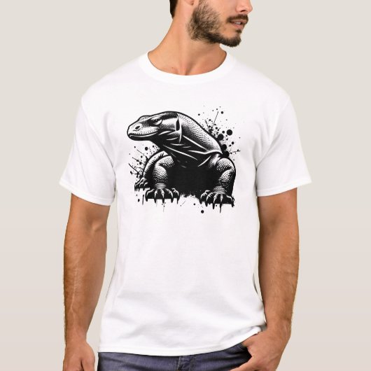 Komodo-Waran T-Shirt (Vorderseite)