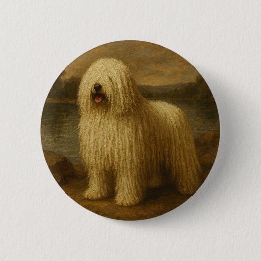 Komondor Button (Vorderseite)