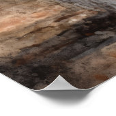 Komondor Dog Art Print Poster (Ecke)