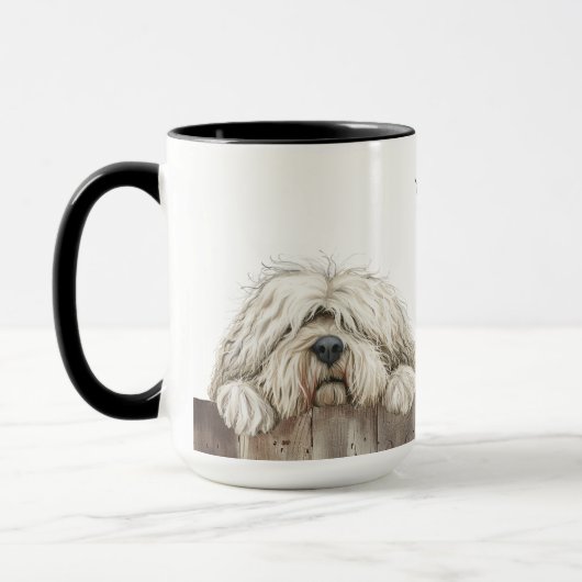 Komondor Dog Tasse (Links)