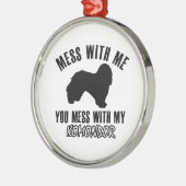 komondor Entwürfe Ornament Aus Metall (Links)