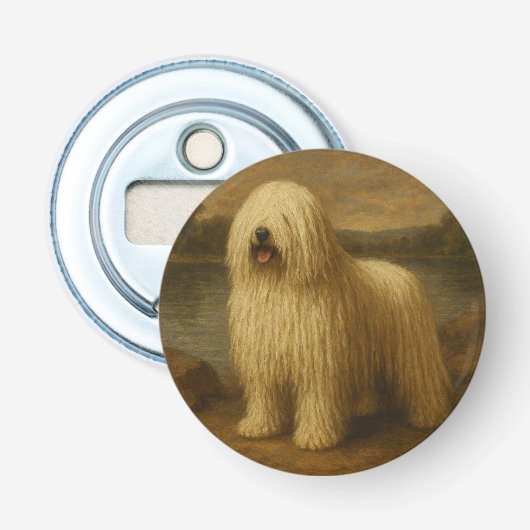Komondor Flaschenöffner (Vorderseite)
