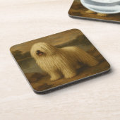 Komondor Getränkeuntersetzer (Linke Seite)