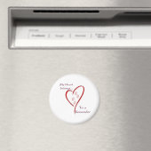 Komondor Heart Belongs Magnet (In Situ (Geschirrspüler))
