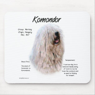 Komondor History Design Mousepad