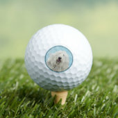 Komondor-Malerei - Niedliche Original-Hunde-Kunst Golfball (Insitu T-Shirt)