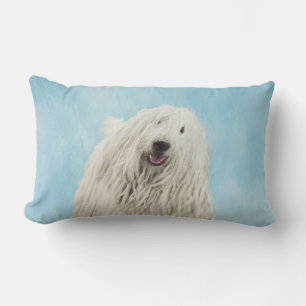 Komondor-Malerei - Niedliche Original-Hunde-Kunst Lendenkissen