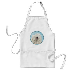 Komondor-Malerei - Niedliche Original-Hunde-Kunst Schürze