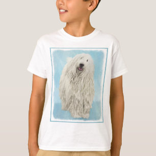 Komondor-Malerei - Niedliche Original-Hunde-Kunst T-Shirt