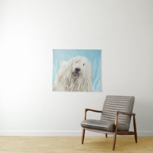 Komondor-Malerei - Niedliche Original-Hunde-Kunst Wandteppich